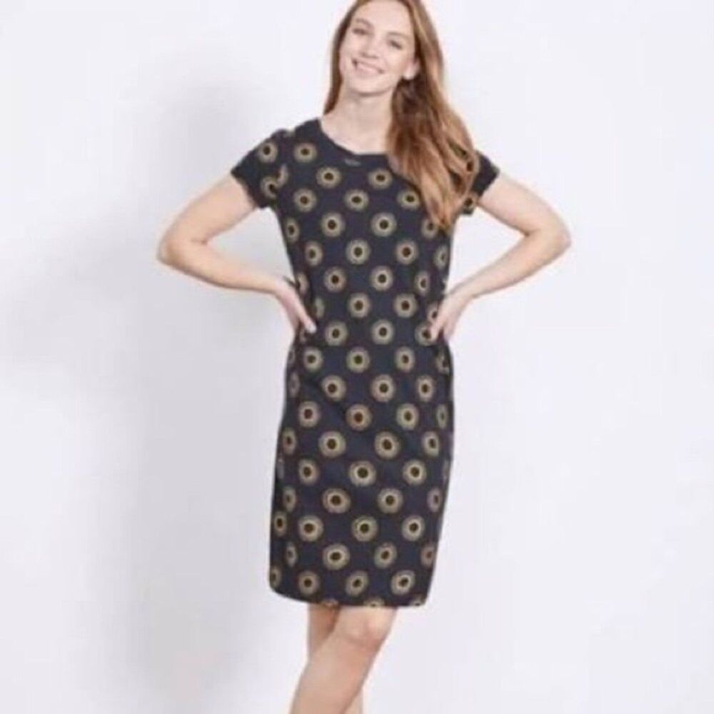 Boden Sunburst Coralie Tshirt Dress - Boden Shirt Dress - Size 10